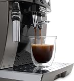 De'Longhi Magnifica S Smart ECAM250.​33.​TB, Automatic Coffee Machine with Integrated Coffee Grinder, Manual Milk Mount System for Cappuccino, 4 One Touch Recipes, Titanium and Black - 2