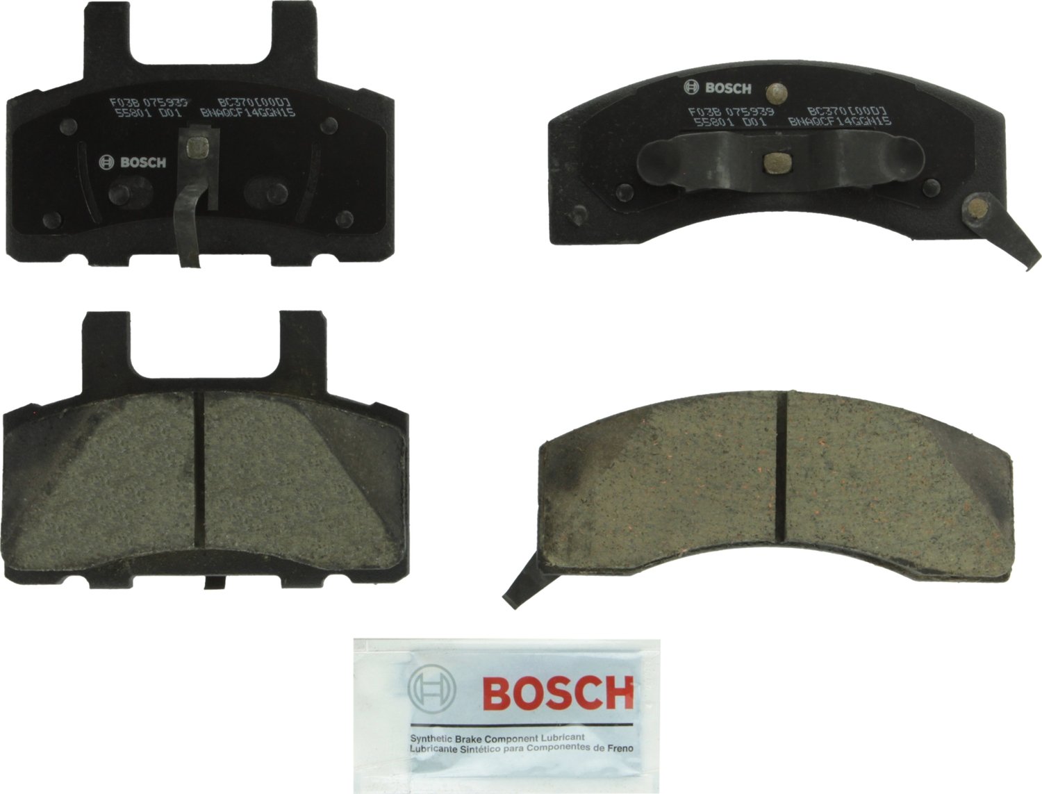 Bosch Automotive BP1078 QuietCast Premium Semi-Metallic Disc Brake Pad Set For: Subaru Forester, Legacy, Outback, B9 Tribeca, Tribeca, WRX, Front — view 177