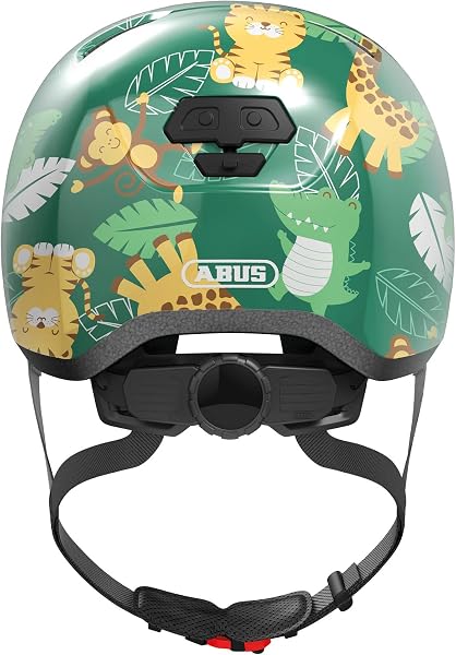 ABUS Kinderhelm Skurb Kid - robuster Fahrradhelm im Skater-Look mit Platz für einen Zopf und vielfältigen Designs - für Mädchen und Jungen - 3