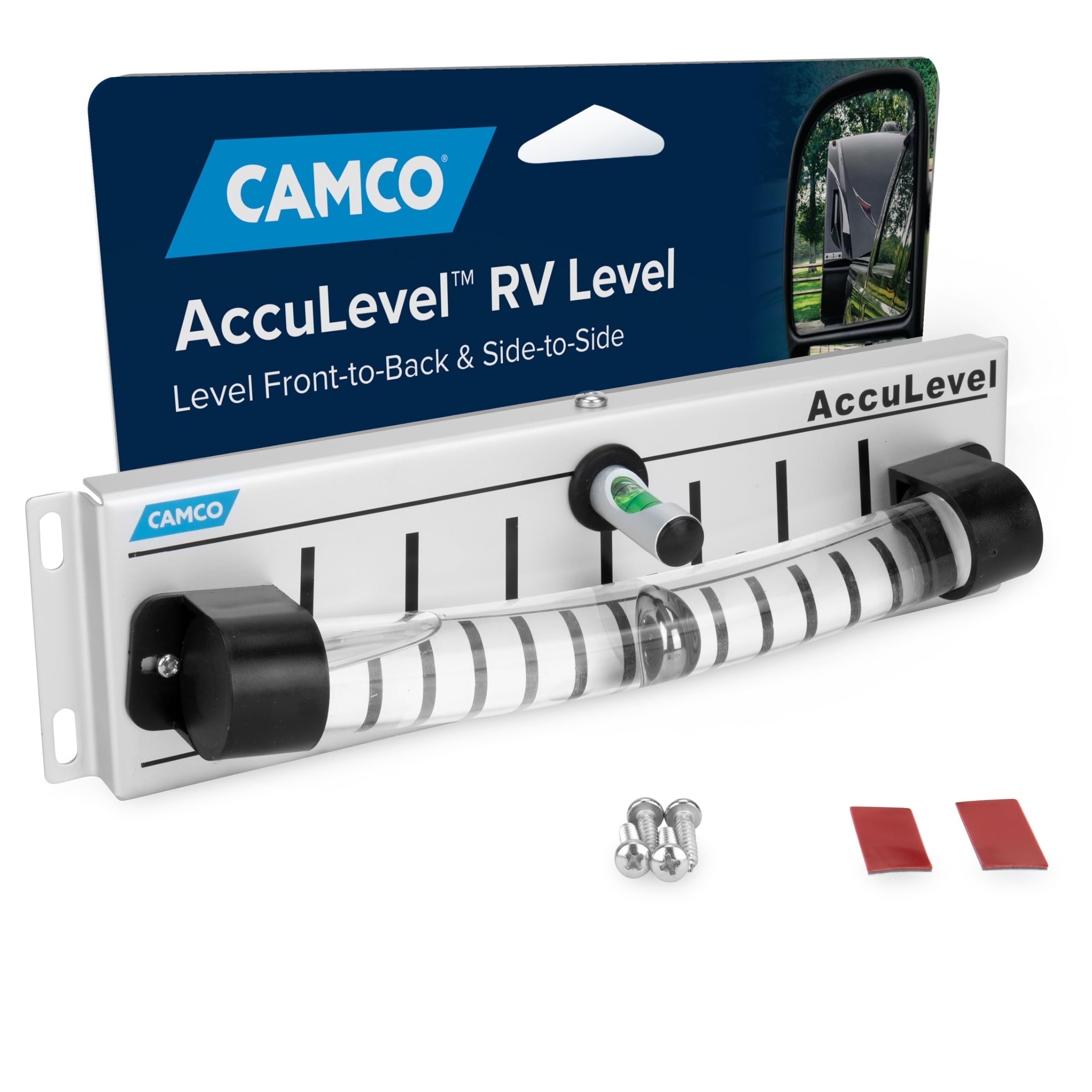 Camper/RV AccuLevel - Features Front to Back and Side to Side RV Leveling - Easy to Install (25563)