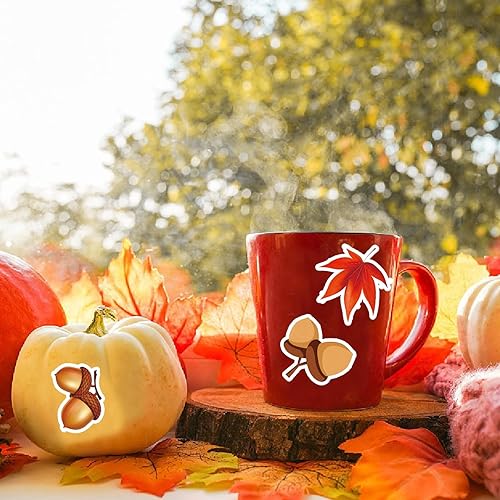 Miniatura 3 de 24 calcomanías de pared de hojas de arce de Acción de Gracias, hojas de arce de otoño, calcomanías para ventanas de otoño, tablones de anuncios,