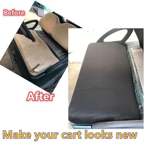 Miniatura 3 de Dr.Acces Funda de asiento de carrito de golf  Funda de asiento de malla de poliéster  Funda de asiento de banco transpirable para EZGO TXT RXV y