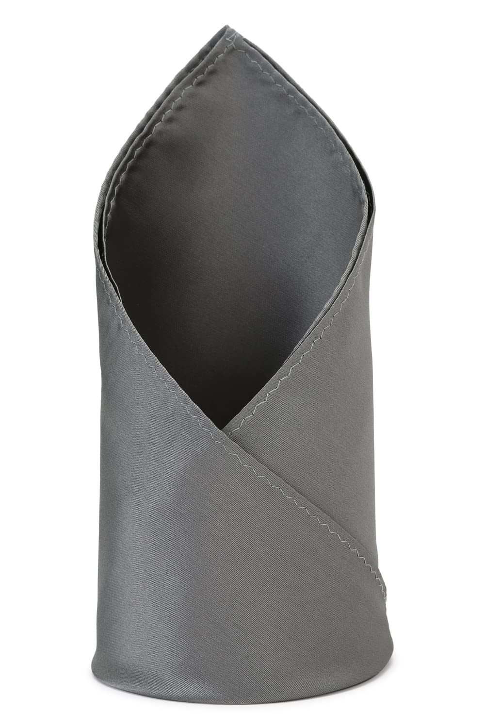 peter england Polyester Men Grey Solid Formal Pocket Square, Free Size-picture-40