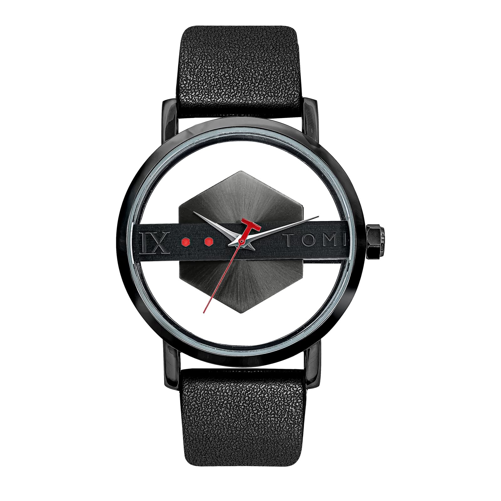 TOMIFashion Business Mens Stainless Steel Quartz Wrist Watches Waterproof Watch Reloj para Hombre Gifts for Men Him Husband Boyfriend