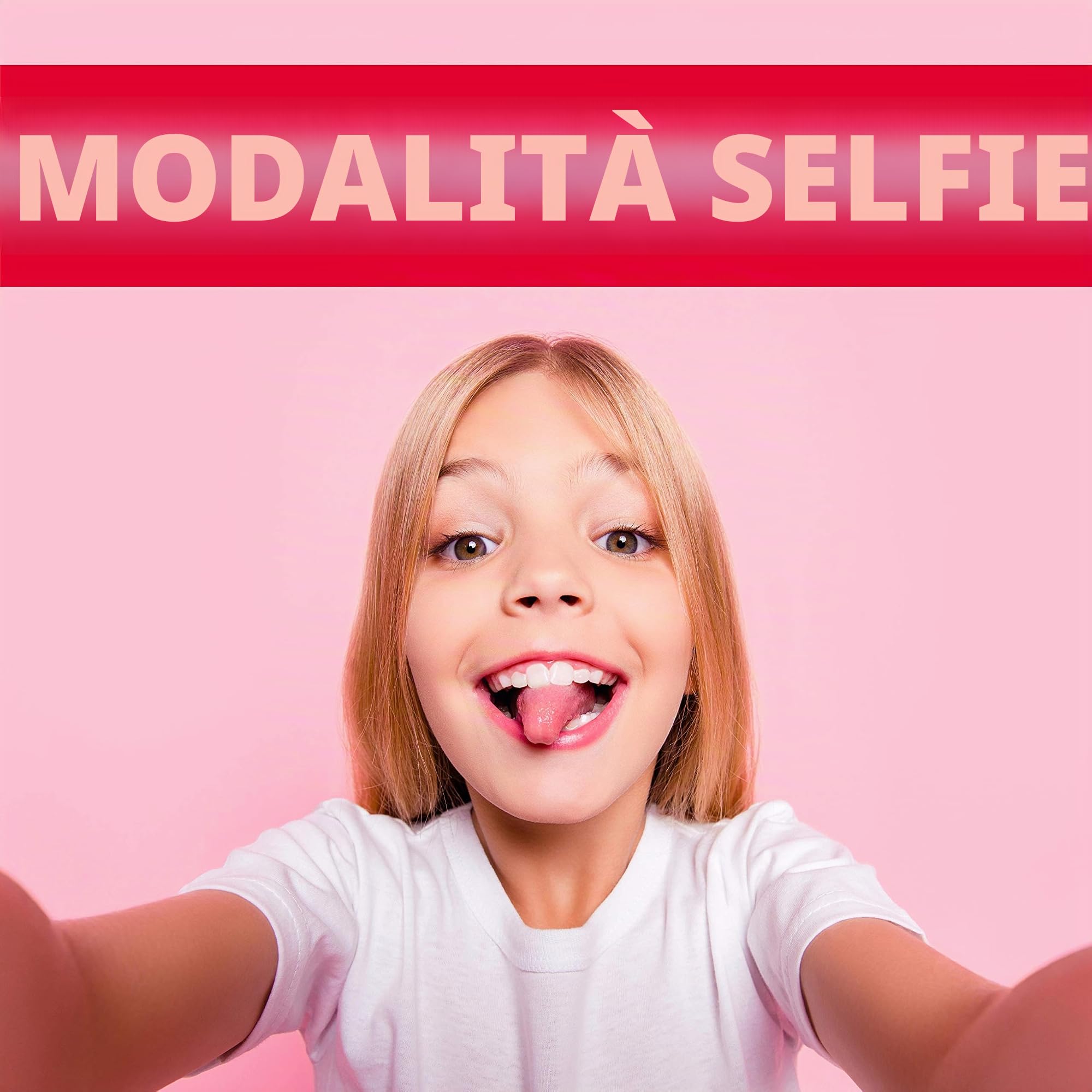 AgfaPhoto Macchina fotografica bambini | Realikids Cam 2 HD digitale per bambini con slot per schede SD | Batteria al litio e design ergonomico | Rosa fotocamera bambini con solida impugnatura