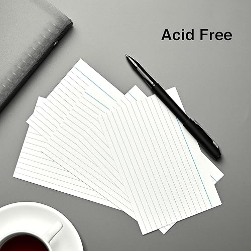 Miniatura 3 de Staples 233510 500 fichas blancas con rayas de 4 x 6 pulgadas (50989)