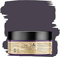 Vista 251 de Dixie Belle Paint Company - Pintura con acabado de tiza para muebles, color blanco lino (Drop Cloth), 8 fl oz, pintura mineral color blanco lino mate