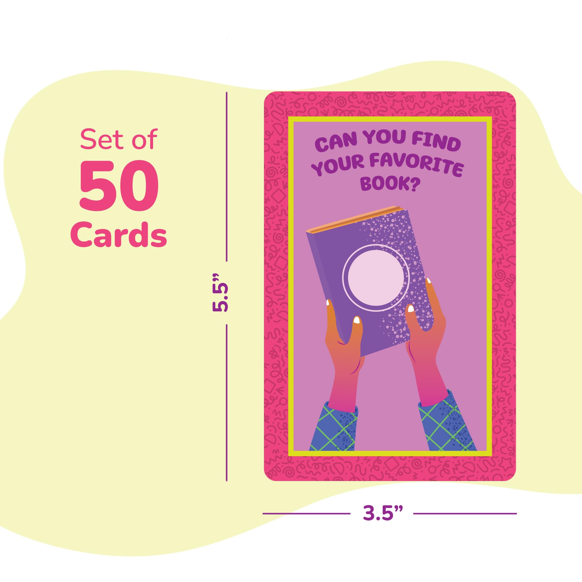 ArtCreativity Scavenger Hunt for Kids (Indoor/Outdoor) - 50 Cards in Sturdy Box - Seek and Find Road Trip Games - Car Activities for Kids - Travel-Friendly Bag - Indoor Scavenger Hunt Game - Image 7