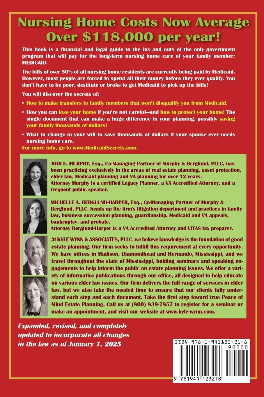 HOW TO PROTECT YOUR FAMILY’S ASSETS FROM DEVASTATING NURSING HOME COSTS: Medicaid Secrets      Paperback – April 7, 2025