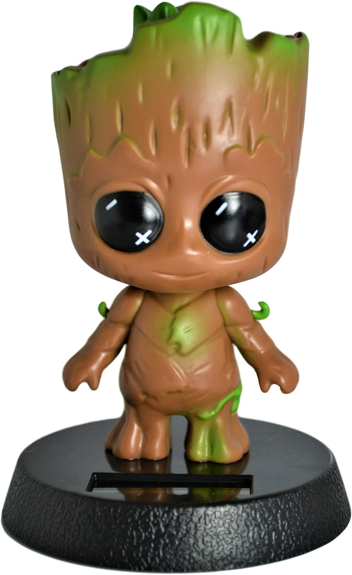 GROOT Solar Powered PVC Bobblehead Car Home Office Ultra Detail Doll