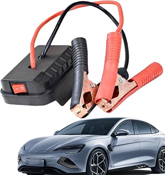 Car Battery Jump Starter, with Air Compressor Portable Heavy Duty Jump Starter Lithium Ion Battery Booster Cables Box Quick Charging Automotive Booster Batteries Charger with Double USB Truck Car