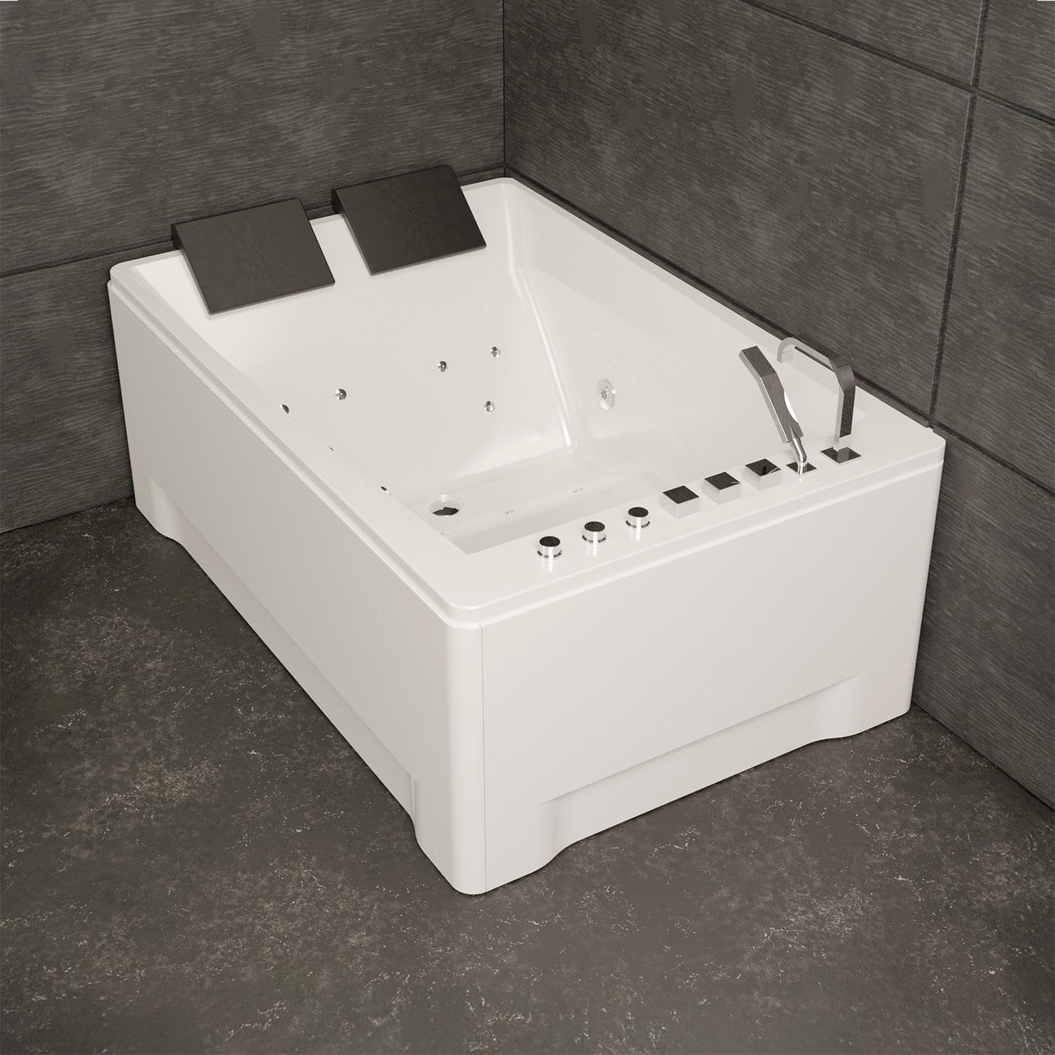 Baignoire Balnéo Tonsay Duo Jets 180 x120 x68 cm, by SPALINA