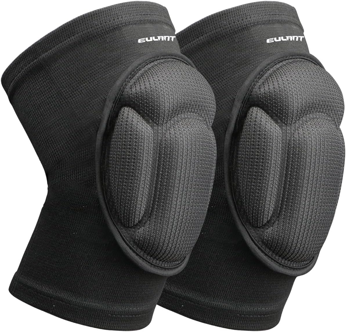 EULANT Volleyball Knee Pads for Men Women, Collision Avoidance Knee Protector Sleeve, Thick Padded Knee Protector for Volleyball Basketball Wresting Gardening Kneeling Works L
