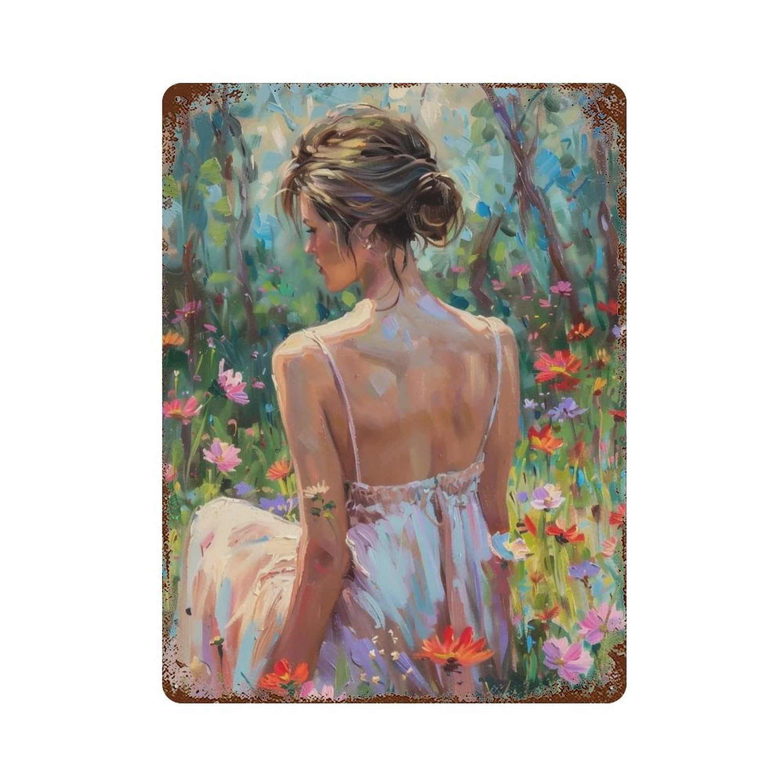 HDURYEYRYY Meadow Golden Reverie 03 Wall Retro Iron Vintage Art Metal Tin Sign Poster Modern Home Cofffee Club Art Bar Shop Decor 40x30cm