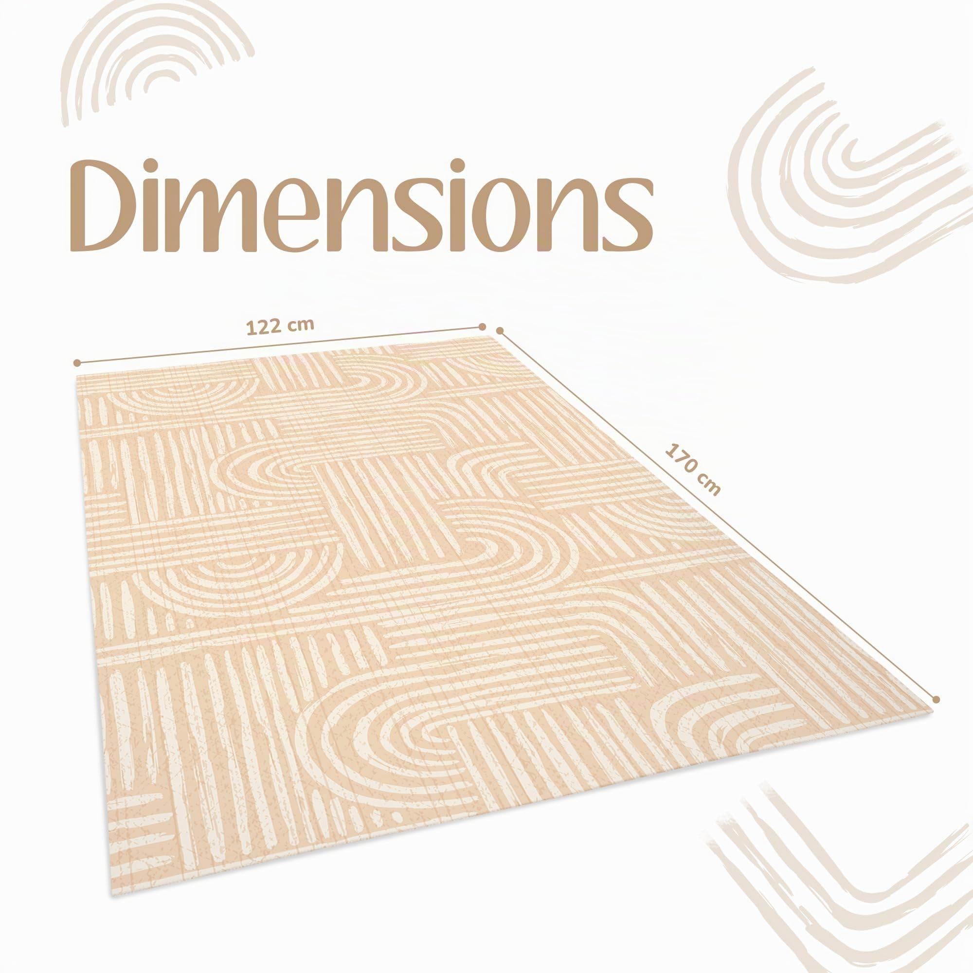 Tapis Bébé 170x122 cm – Tapis d’éveil bébé en mousse EVA, antidérapant et facile à nettoyer, au design harmonieux et décoratif, tapis de jeux bebe confortable | Co-Toddlery
