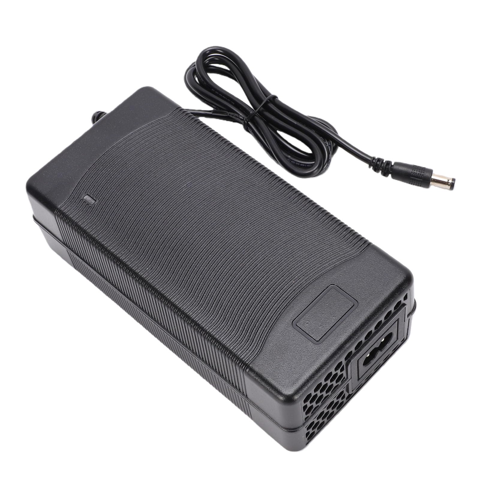 Alimentatore Veloce Bici Elettrica 54,6V 2A 48V 13S (Spina europea) | Protezione da Sovraccarico e Cortocircuito, Testato UL, Indicatore LED, Guscio in ABS, 6 Adattatori