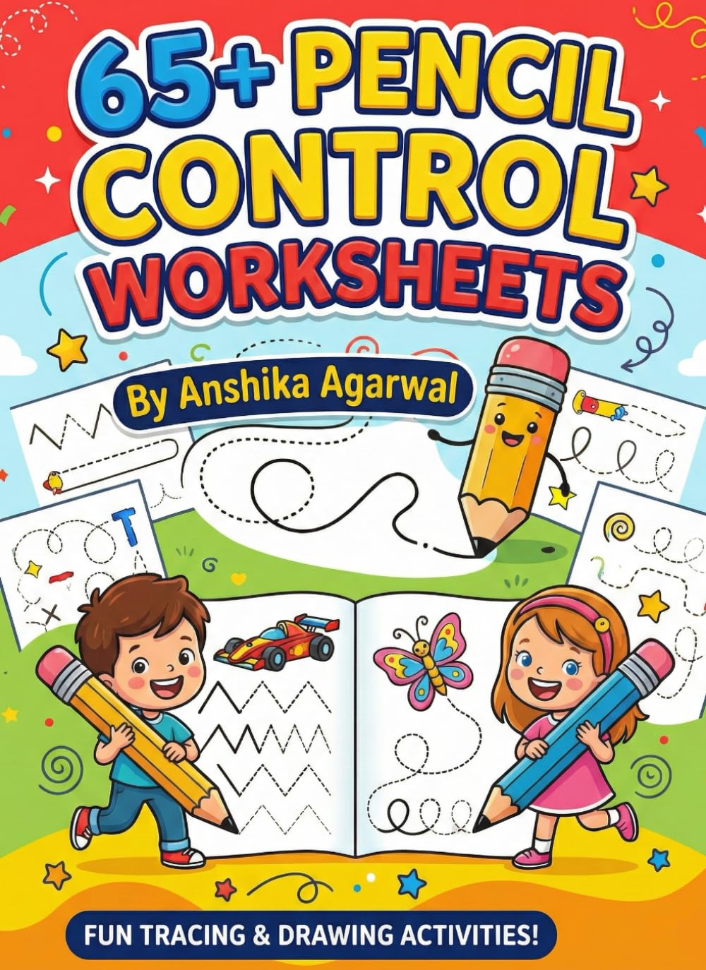 65+ Pencil Control Worksheets For Kids | Tracing Activities, Do-a-Dot, Maze Fun and Much More