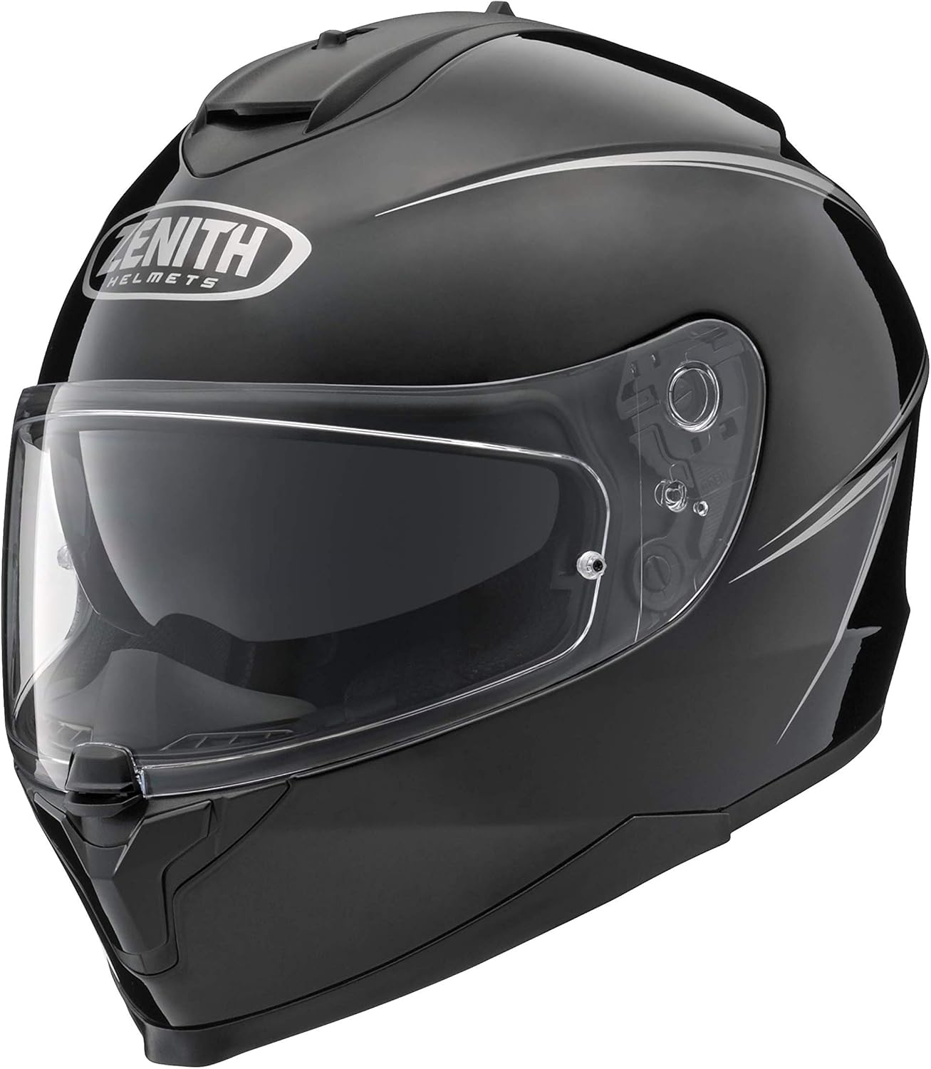 [ヤマハ発動機] バイクヘルメット フルフェイス YF-9 ZENITH サンバイザーモデル ピンストライプ メタルブラック XLサイズ(60-61cm) 90791-1782X