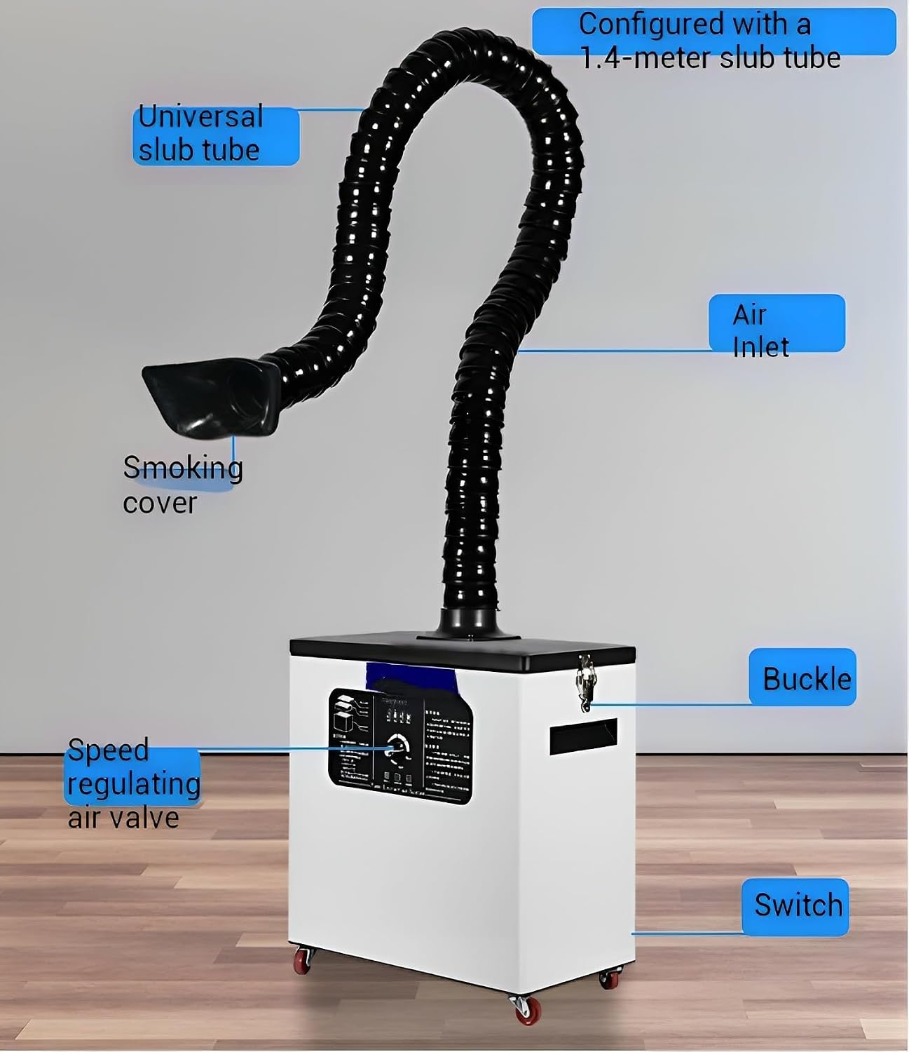 Smoke Purifier for Laser Marking Engraver,Laser Marking Engraver air Purifier, Smoke Extractor, Fume Extractor for Laser Cutter,Solder Fume Extractor
