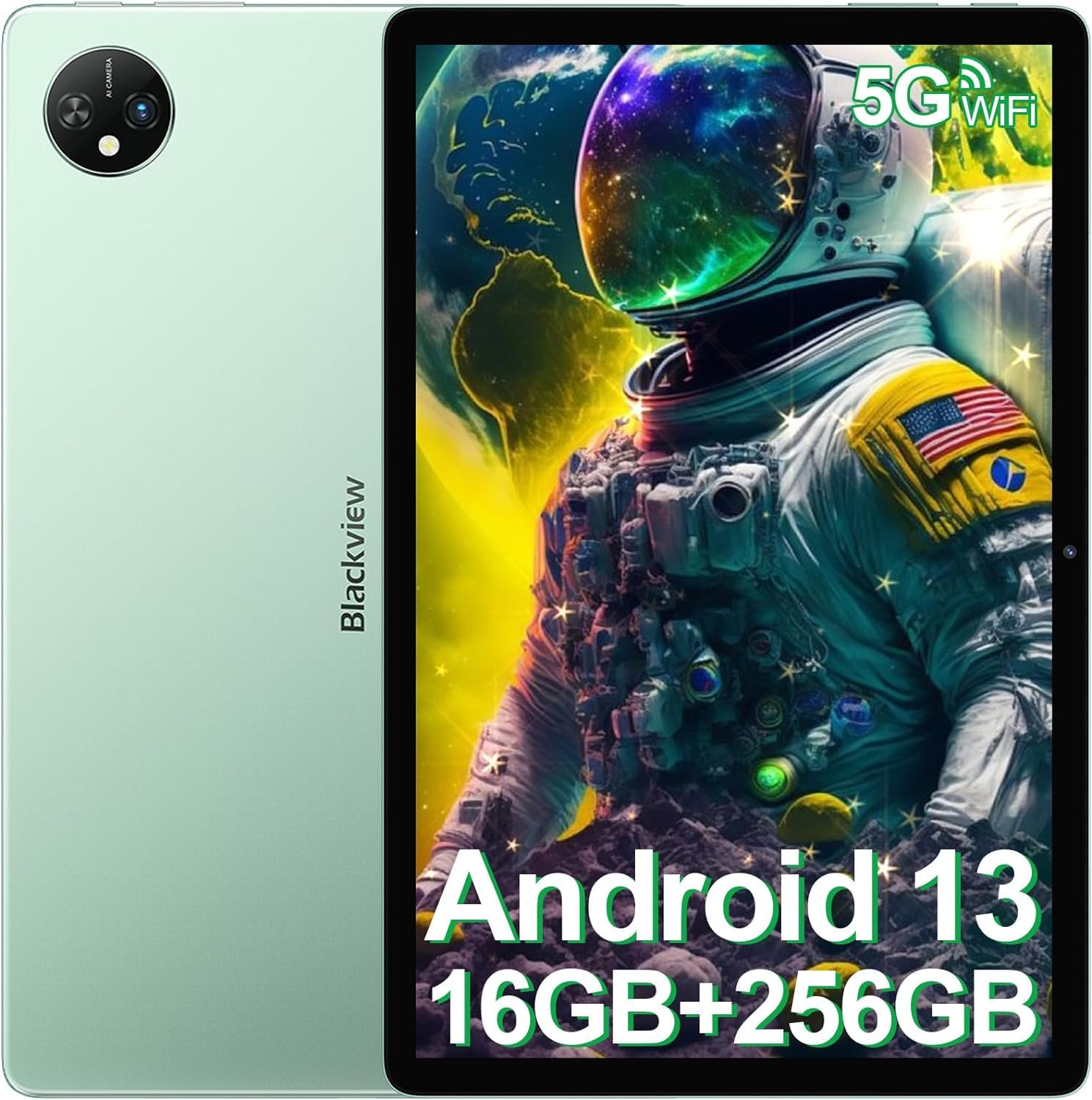 Blackview Tablet 10,1 Pulgadas 2024 Tab10 WiFi, 16GB (8+8)+256GB