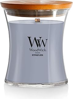 WoodWick Hypnoflora Scented Medium Hourglass Candle, Crackles as it burns, Perfect for gifting or home décor, 9.7oz