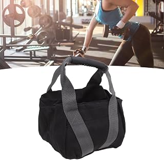 Vakitar Workout Sandbag Tear Resistant with Ergonomic Handle 12oz Canvas Weightlifting Sand Bag for Fitness Exercise