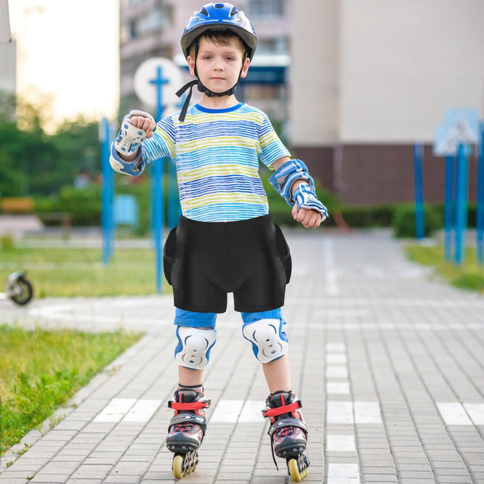ABOOFAN Skate Hüftprotektor für Junge Mädchen Klettern und Mehr mit Optimaler Luftzirkulation und Hautfreundlichen Materialien für Sicheren Schutz
