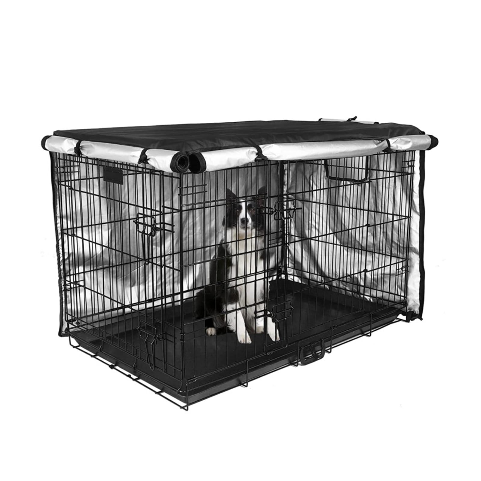 Copertura Per Gabbia Cani HiCaptain - Antivento E Idrorepellente, Per Interni/Esterni, 79.2x50.8x53.3 Cm - Foto 14
