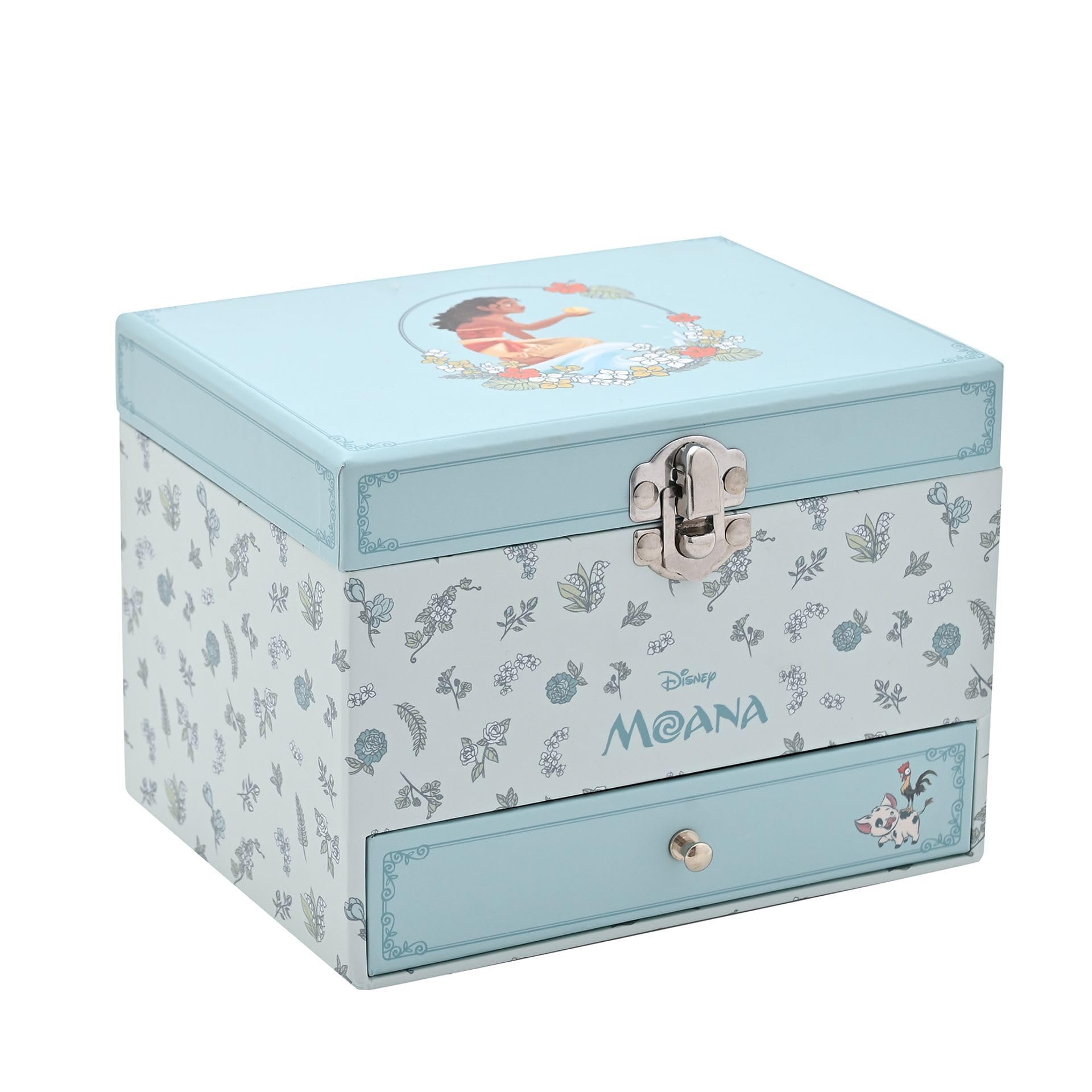 Widdop and Co Disney Pastel Princess Musical Jewellery Box - Moana