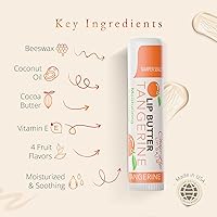 Vista 7 de CHAP-LIP Bálsamo Labial Original Hidratante a Granel Chap Stick con Sabores de Frutas, Aceite de Coco y Manteca de Cacao - Rellenos de Calcetín