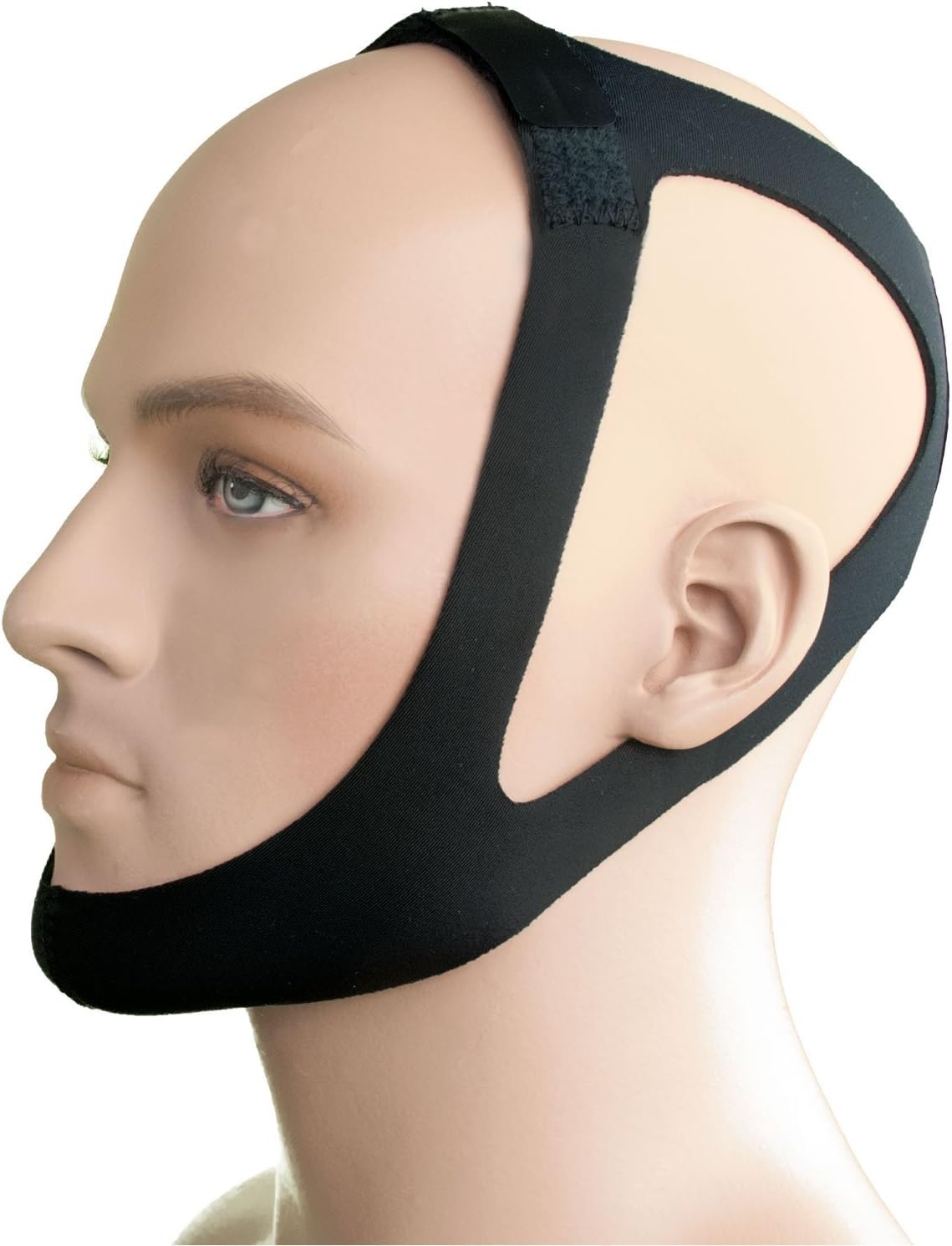 Chin Strap Pro - Anti Snoring Devices - Stop Snore Aids - Sleep Better - Snore No More Stopper Solution - Sleeping Relief - Alternative to Mouthpiece Nose Strips - Improved Second Skin Comfort!