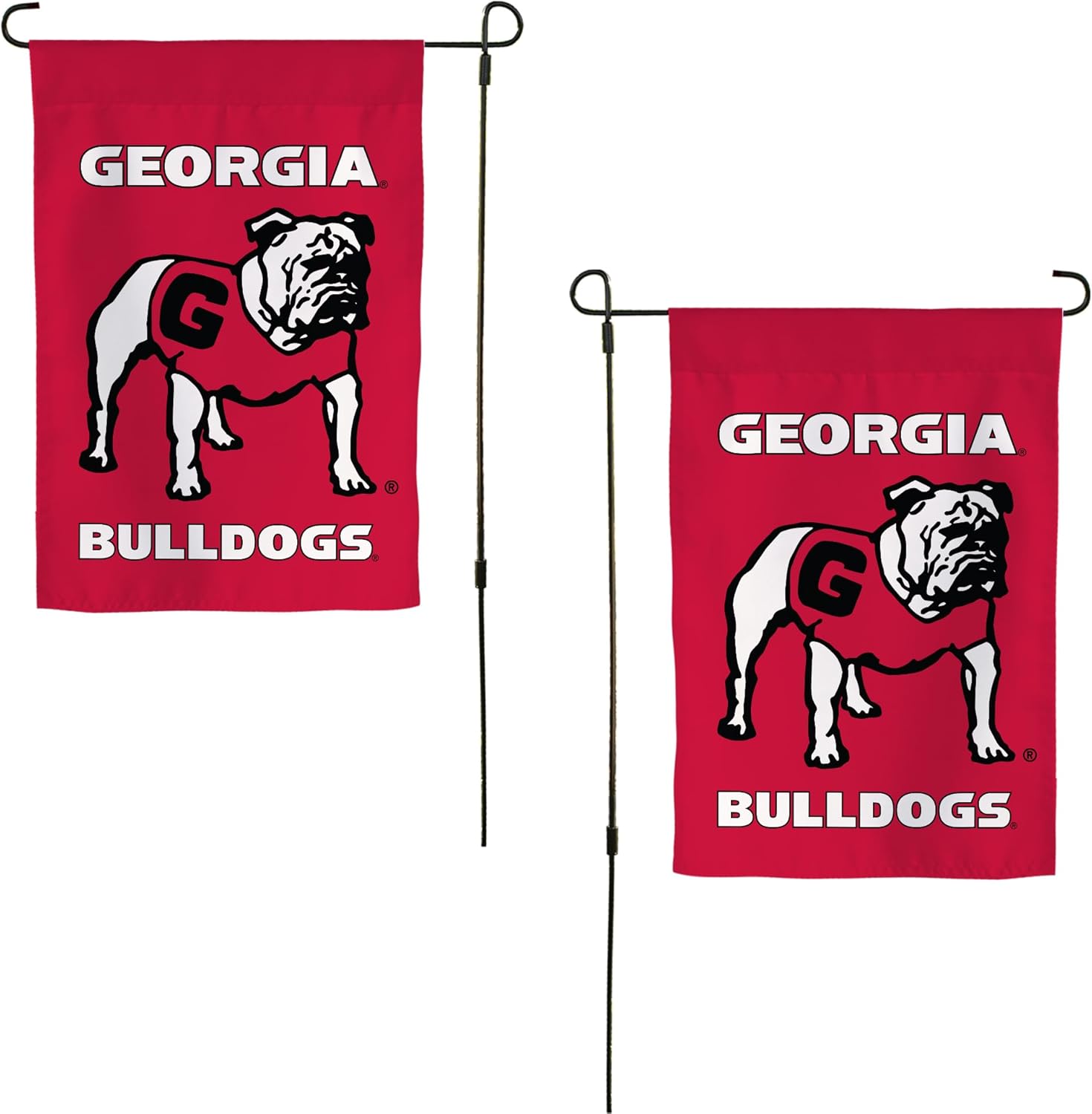 Desert Cactus University of Georgia UG Garden Flag – 19 x 12 inch Georgia Bulldogs Banner, For Outdoor Display and Events (Design Q)