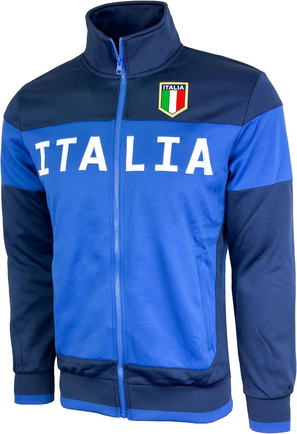 Just 4 Kicks Boy's Italy Jacket, Full Zip Italia Soccer Track Jacket Youth Sizes - Image 3
