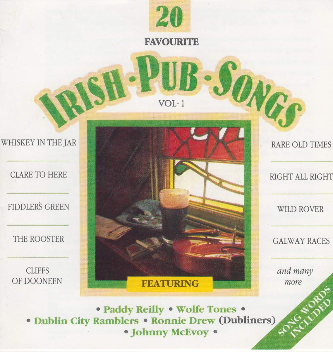 Irish Pub Songs Vol 1 [Audio CD] Various