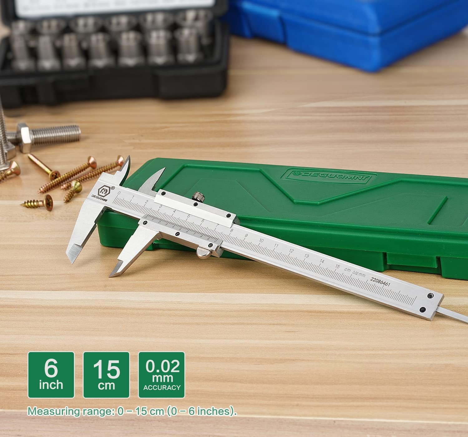 Suwmiarka analogowa 150 mm ze stali nierdzewnej Noosverl mikrometr narzędzie pomiarowe suwmiarka