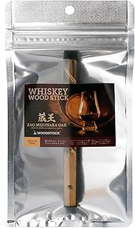 ウイスキー 熟成 スティック ミズナラ チャー 蔵王産 1本入り 樽熟成 ハイボール ギフト いつものお酒に入れるだけ ウイスキーウッドスティック | WOODSTOCK
