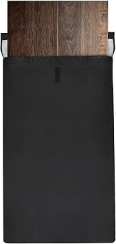 Sorfey Felt Lined Dining Table Leaf Storage Bag, Water Resistant and Scratch Resistant, 52" x 24", Black...