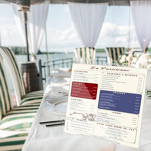 Miniatura 5 de COYMOS Paquete de 12 soportes acrílicos horizontales de acrílico de 8.5 x 11 pulgadas para exhibición de plexiglás acrílico transparente para marcos