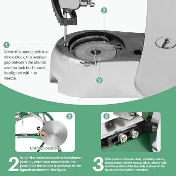 Leather Stitching Machine Cobbler Sewing Machine with Dual Cotton Nylon Line Leather Sewing Machine for Shoes, Bags, Tents and Clothes