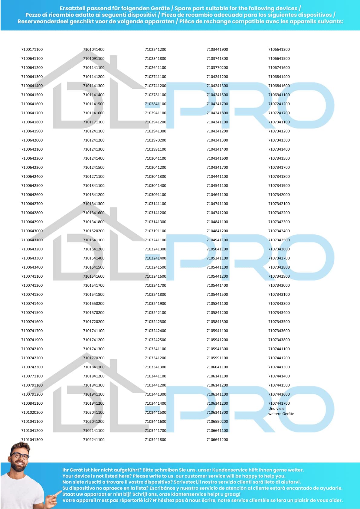DL-pro Heizelement Waschmaschine Heizstab passend für Beko 2863403100 Heizung mit Temperaturfühler für Waschmaschinen Waschtrockner