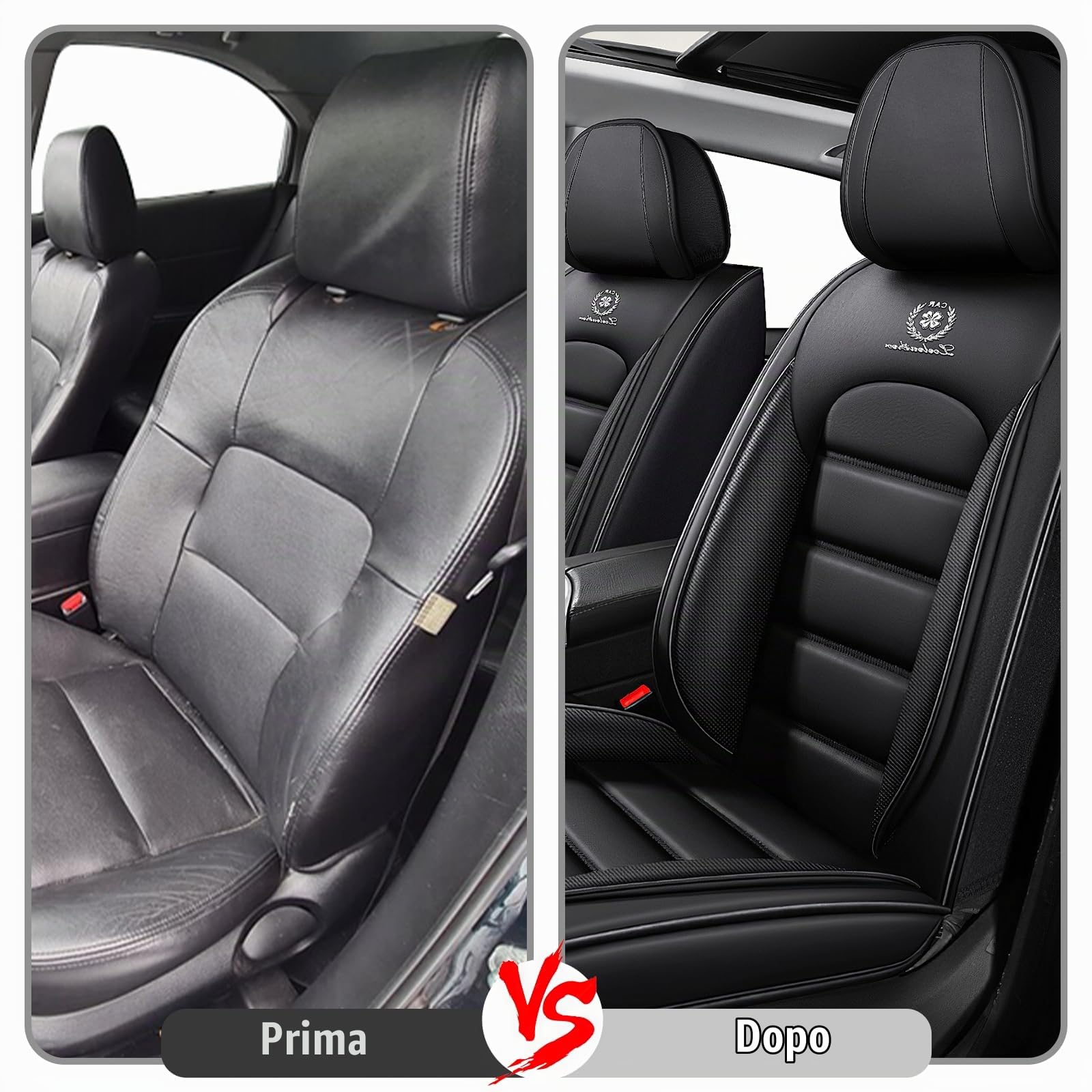 Coprisedili Auto Universale per Kia Sportage 2000-2024 2025, Copri Sedile Auto Impermeabile，Traspirante in Pelle Resistente all'Usura,Comfort,Sobria semplicità(Black Green)