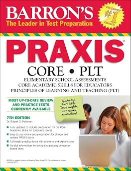 PRAXIS CORE/PLT Barrons Test Prep