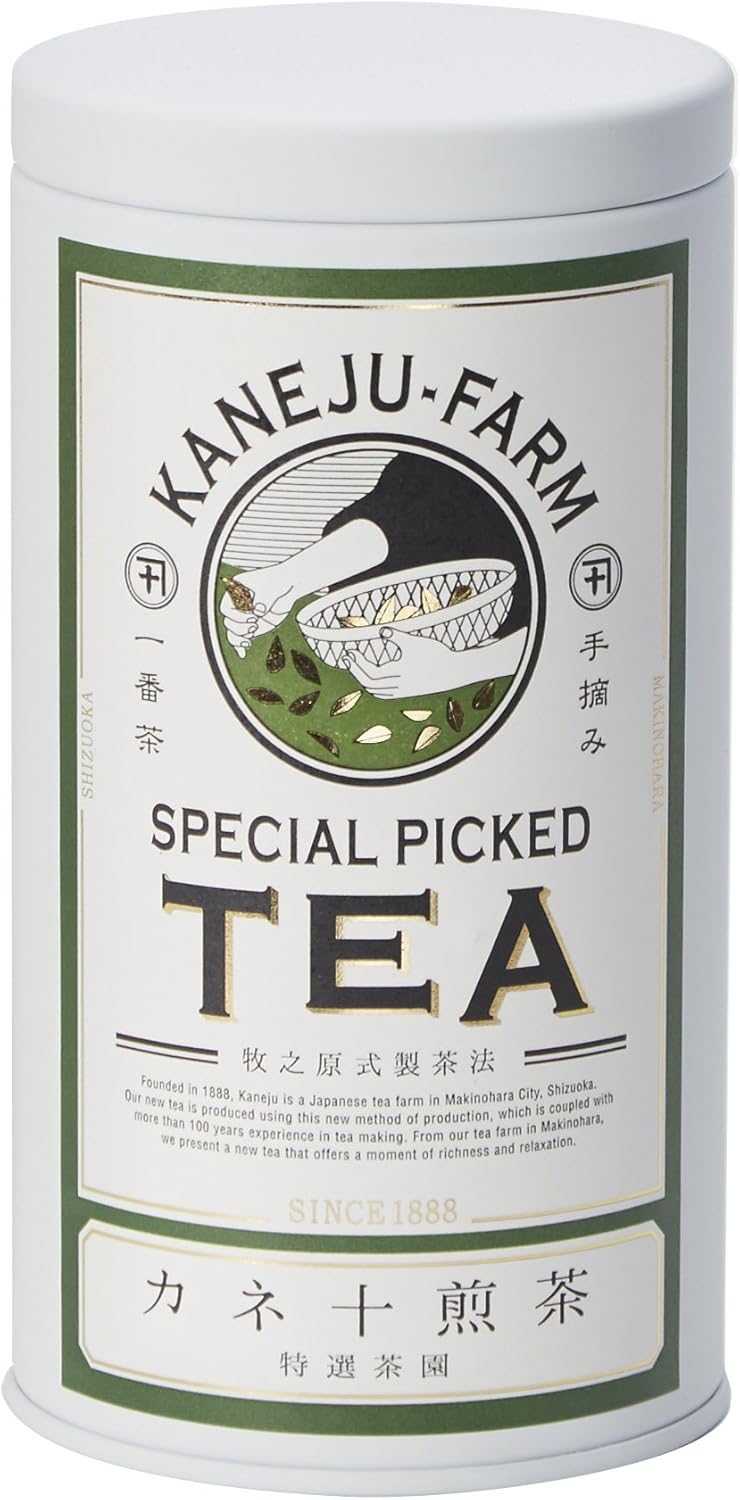 カネ十煎茶 特選茶園 超特価sale開催 100g 缶入