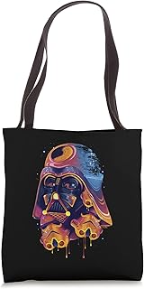 Star Wars Darth Vader Stormtroopers Colorful Melted Portrait Tote Bag