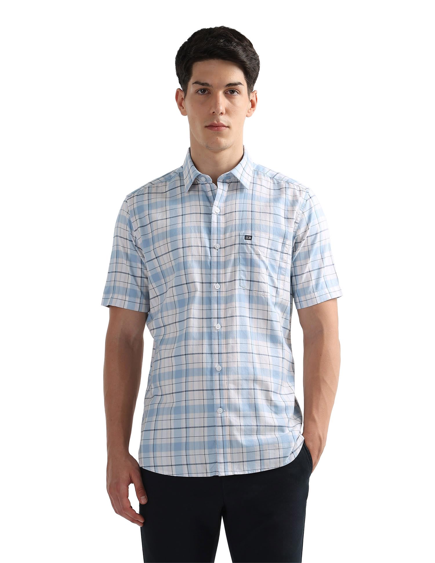 arrow sports Arrow Sport Men's Tartan Checked Original Shirt-picture-10