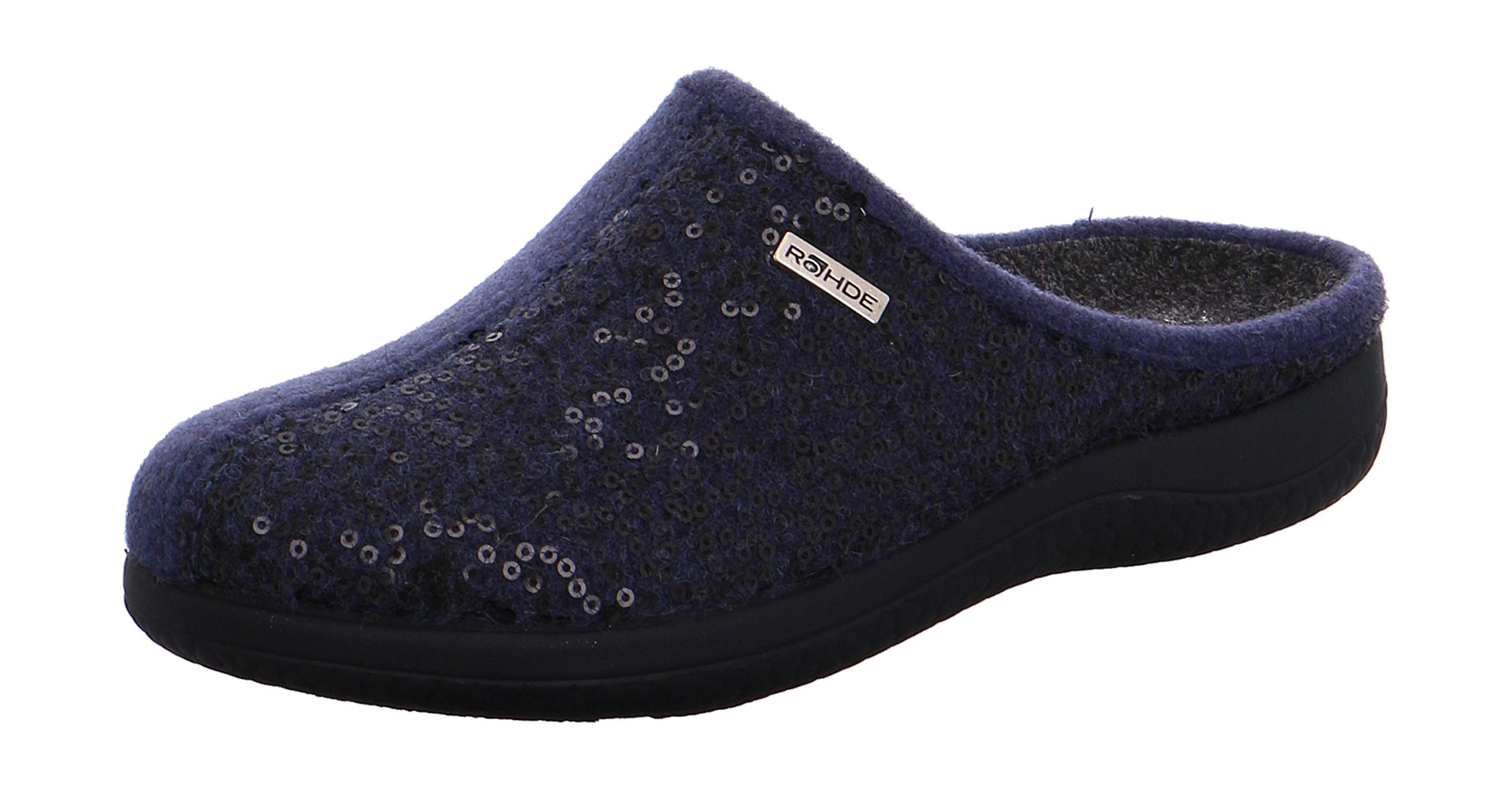 Rohde Women's Slippers, Slippers, Interchangeable Footbed, Blue, 7.5 UK