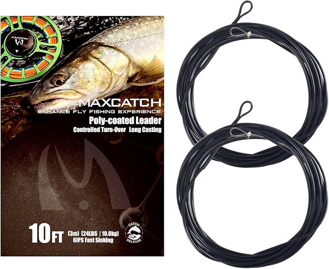 Maxcatch Fly Fishing Polyleader Line Monofilament Core for 7ft Trout