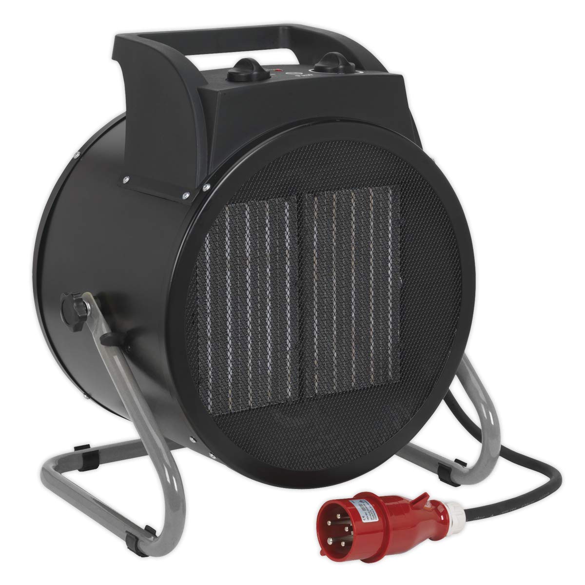 Sealey PEH9001 Industrial PTC Fan Heater, 9000W, 415V, 3PH, Black