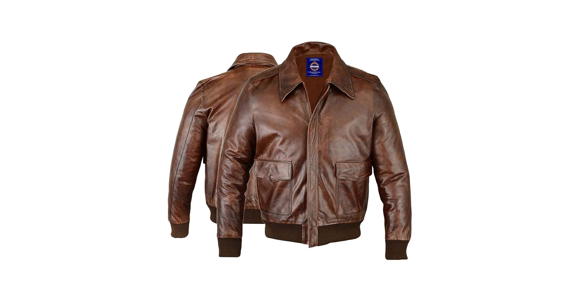 AstitchIn New Men's Fashion Air Force A-2 Flight Bomber