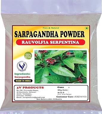 Admart Sarpagandha Powder 100g | Devil Pepper | Amal Pori | Rauvolfia Serpentina Powder